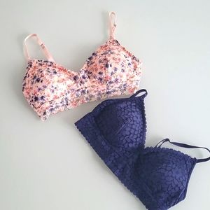 Laura Ashley lace bralette / bra